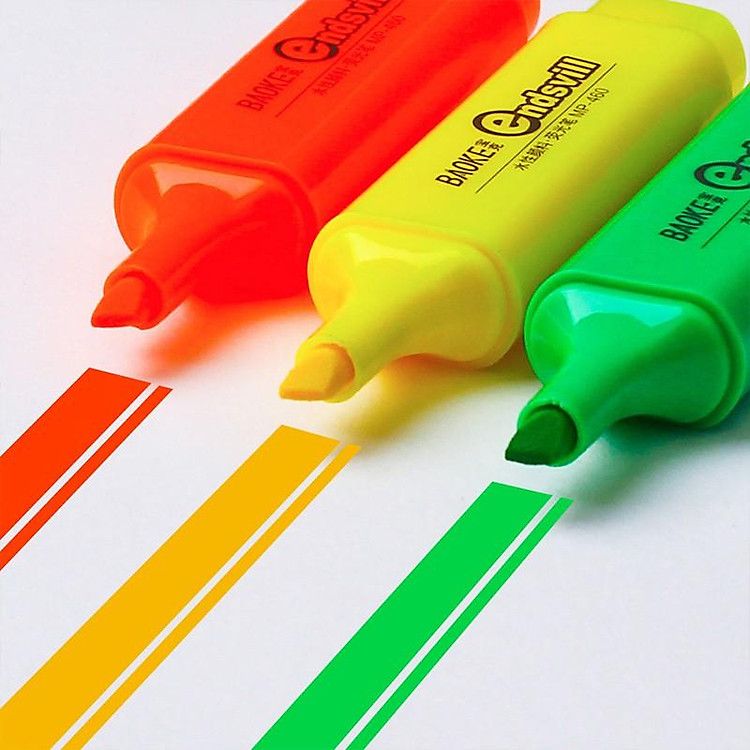 Hộp Bút Highlighter/Marker BAOKE MP460 (6 màu) - Ảnh 5