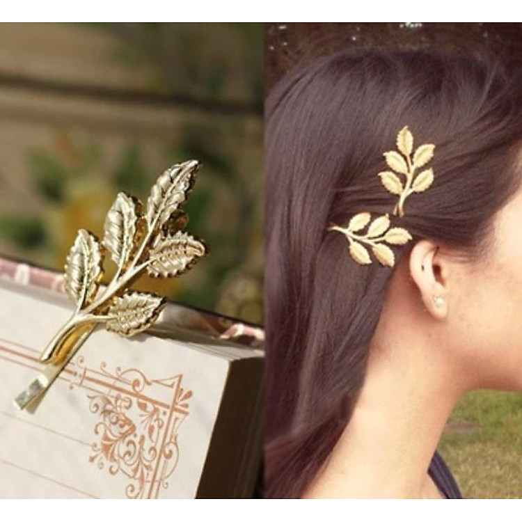 Kẹp tóc nữ hình nhánh cây - Combo 2 kẹp
