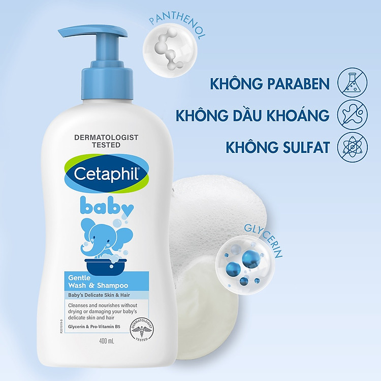 Mua Sữa Tắm Gội Toàn Thân Cetaphil Baby 400ml Chính hãng Tiết kiệm - Hình ảnh 4