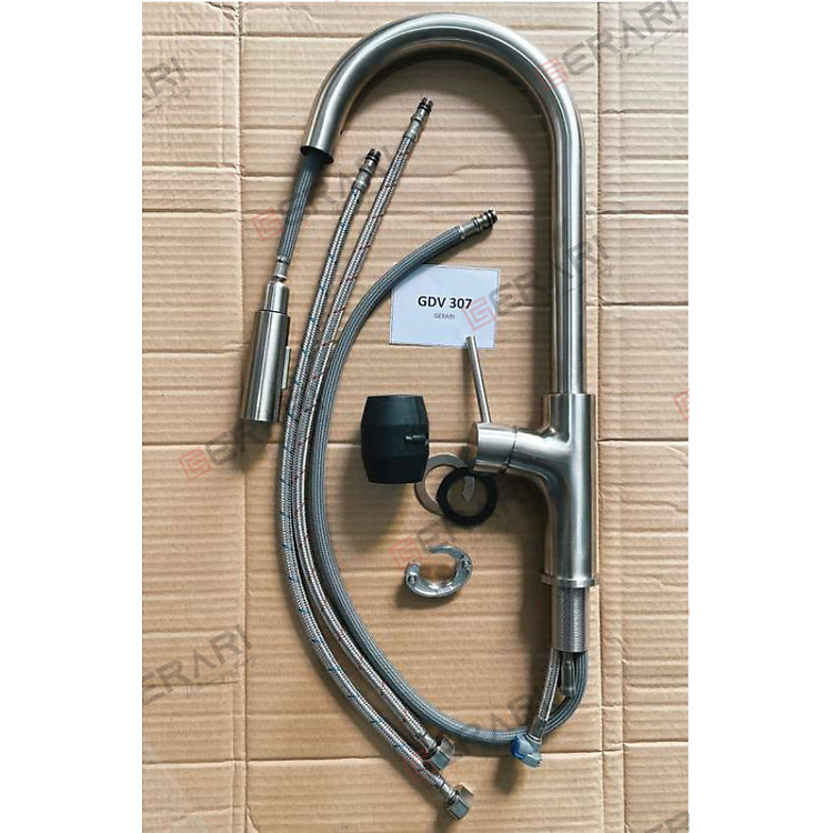 {CHÍNH HÃNG} Vòi rút Inox 304 hai đường nước nóng lạnh mã GDV307 thương hiệu GERARI