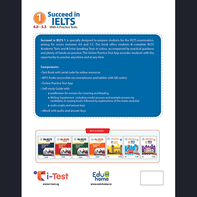 Succeed in IELTS 1 (4.0-5.5) with 6 Practice Tests - Ảnh 2