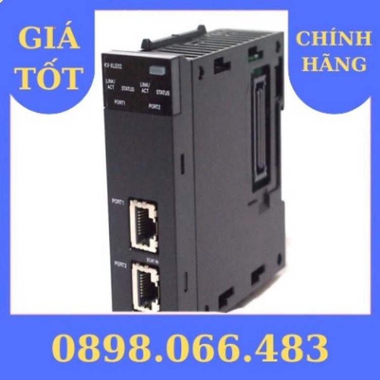KV-XLE02 Mô Đun Đơn vị Ethernet, 2 cổng PLC Keyence