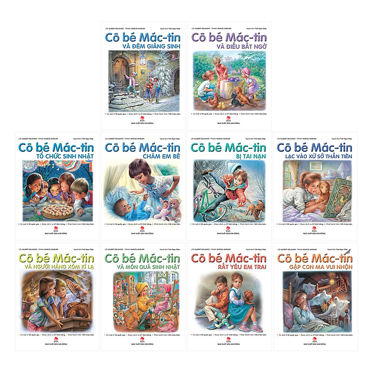 Combo Cô Bé Mác-Tin (10 Cuốn)