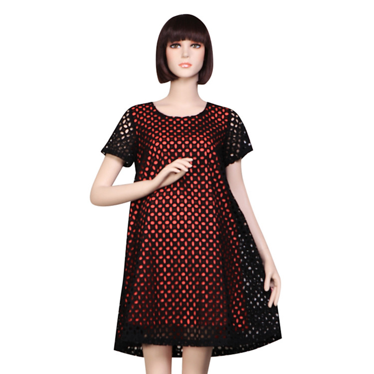 Đầm Bầu Suông Ren Tay Ngắn AnnaNina 506421