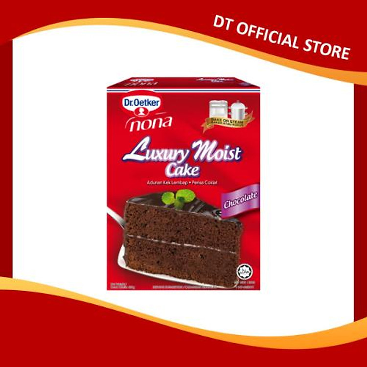 Bột Làm Bánh Moist Cake Socola Dr. Oetker 520g - Thương Hiệu Đức, SX Malaysia | Dr.Oetker Nona Moist Cake Chocolate 520g