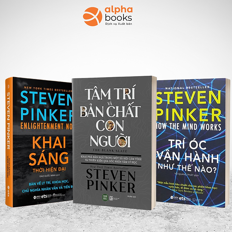 Combo Tâm Trí Và Bản Chất Con Người + Khai Sáng Thời Hiện Đại + Trí Óc Vận Hành Như Thế Nào