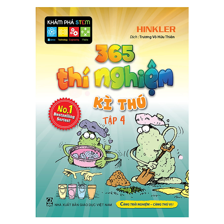 Sách 365 Thí Nghiệm Kì Thú - Tập 4