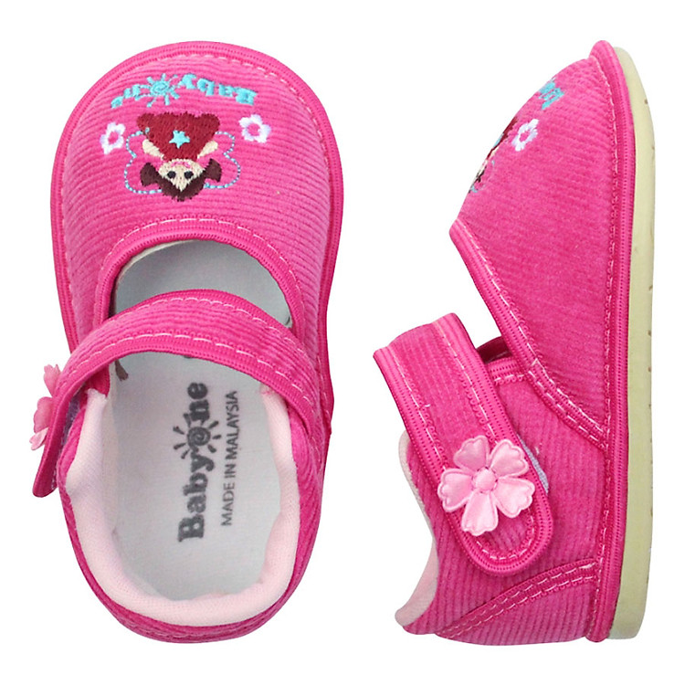 Giày Bé Gái BabyOne Hello B&B SS0834 - Hồng