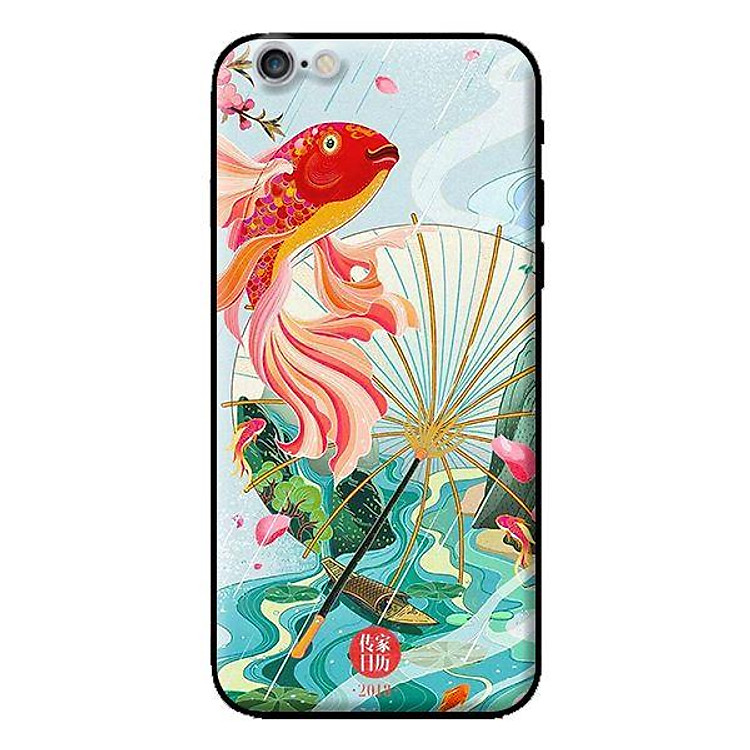 Ốp in cho iPhone 6s Plus Cá Chép Đỏ - Hàng chính hãng