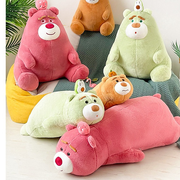 Thú nhồi bông Lotso Bơ 75-90cm Chính hãng Tiết kiệm - Hình ảnh 5