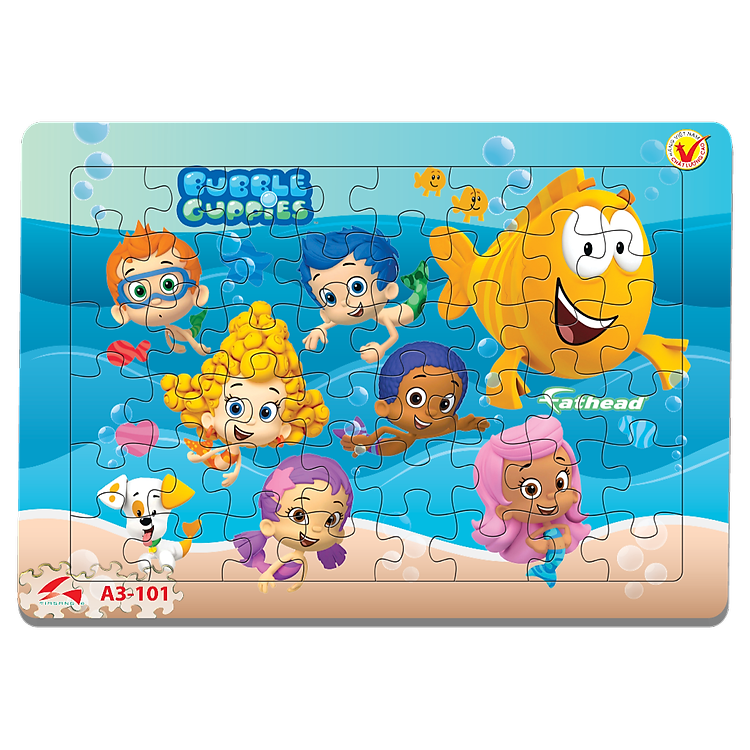 Tìm mua tại Avakids: Xếp hình Tia Sáng Bubble Guppies 48 Mảnh - Ngập tràn khuyến mãi