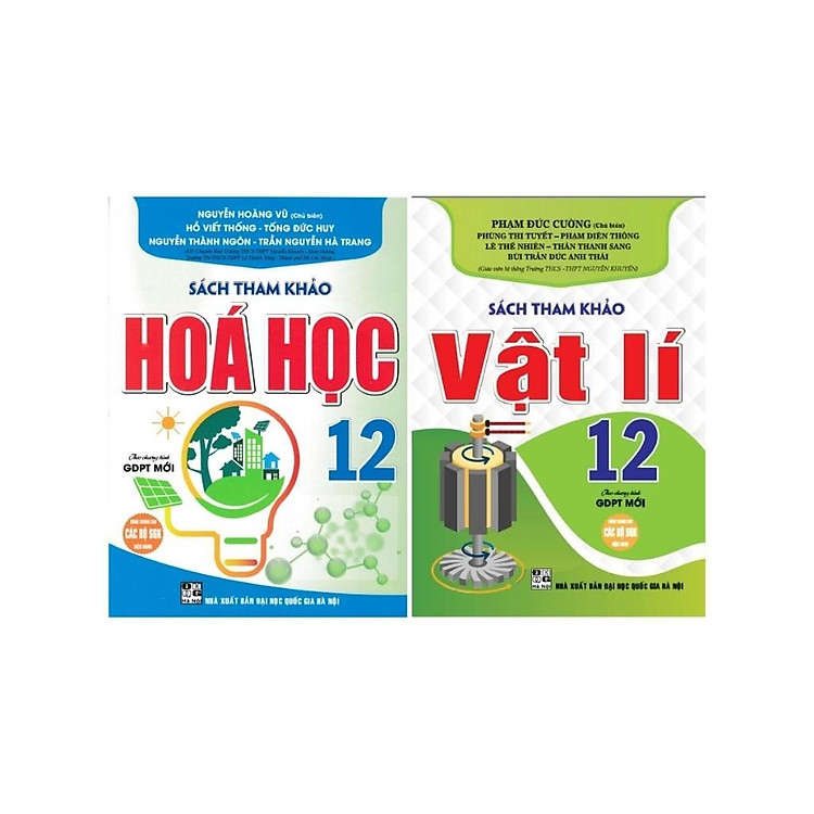 Sách - Tham Khảo Hóa Học + Vật Lí Lớp 12 - Dùng Chung Cho Các Bộ SGK Hiện Hành - Hồng Ân