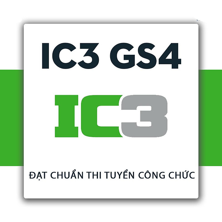 Khóa học ôn thi chứng chỉ IC3 GS4 Cam Kết Đầu Ra - TinhocPST