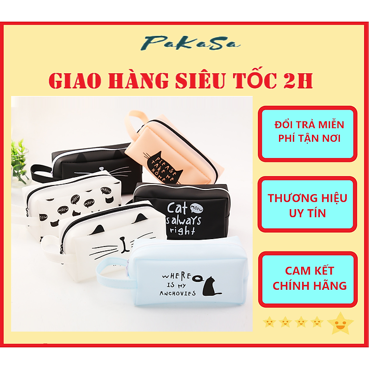 Hộp Đựng Bút Hình Mèo PaKaSa