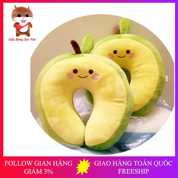 Mua tại MyKingdom: Gối Chữ U Quả Bơ Gấu Bông - Ngập tràn khuyến mãi