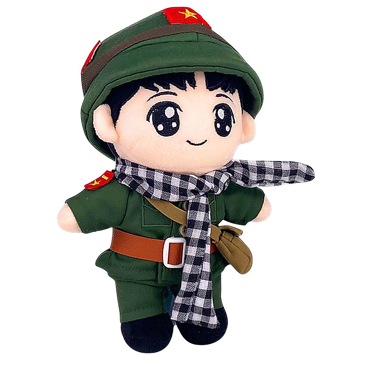 Gấu Bông Yêu Nước Chú Bộ Đội 25 cm Chính hãng Ưu đãi - Hình ảnh 2