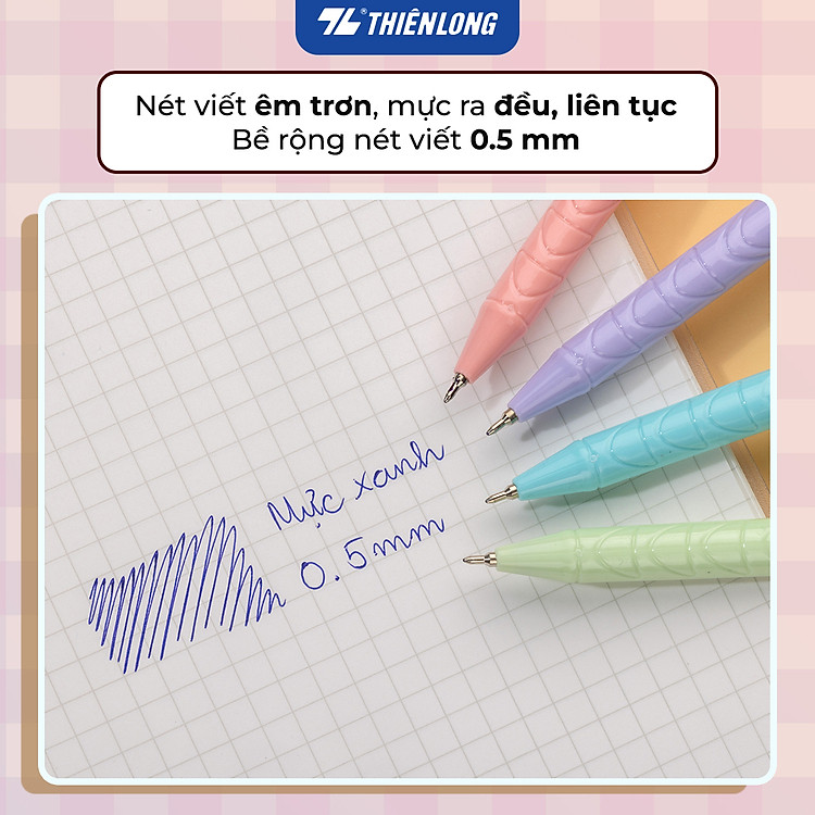 Bộ Bút Gel Butter Gel PRO-079 (5/10/20 cây) - Mực xanh - Ảnh 7