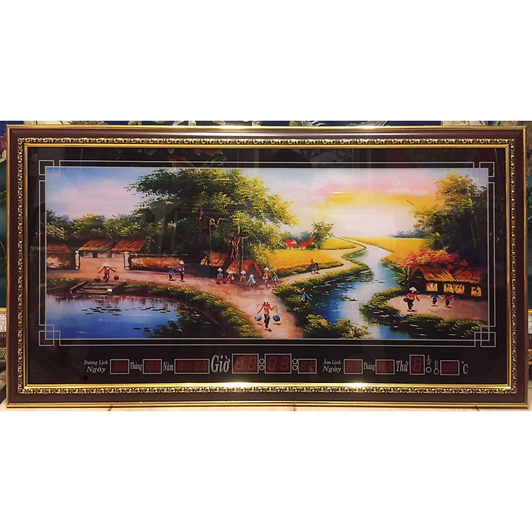 Tranh lịch vạn niên , Đồng Quê Việt Nam