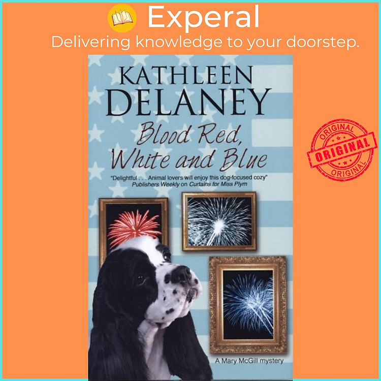 Sách - Blood Red, White and Blue by Kathleen Delaney (UK edition, hardcover)