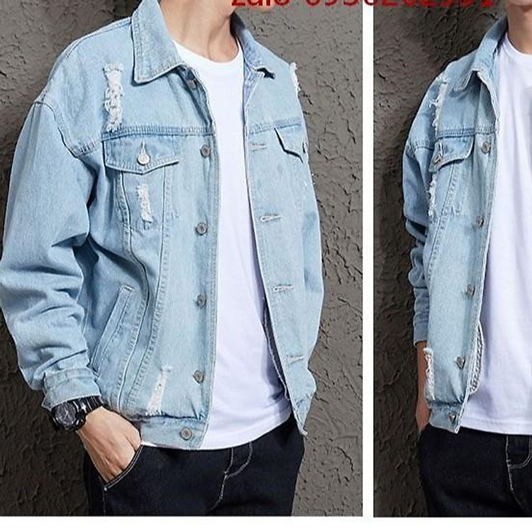 Áo khoác bò nam- Áo khoác nam- áo bò nam