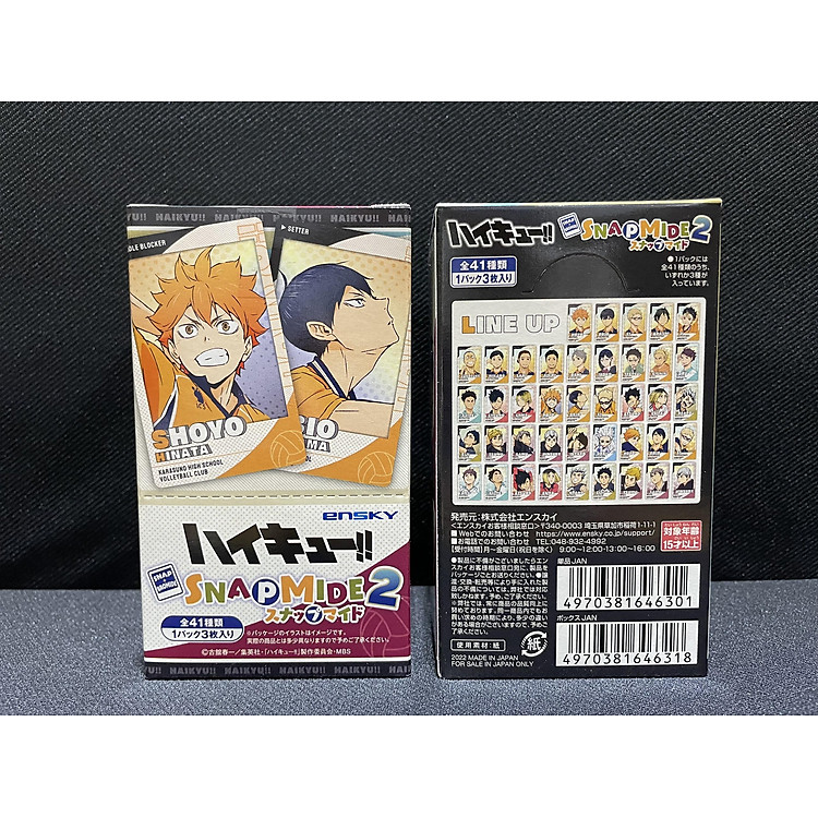 Bộ Thẻ Sưu Tập Nhân Vật Haikyu - Ensky HK-SC02 (3 thẻ) - Ảnh 4