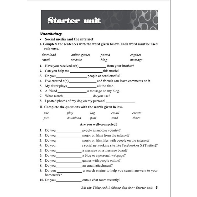 Bài Tập Tiếng Anh 9 (Bám Sát SGK Chân Trời Sáng Tạo) - Ảnh 3