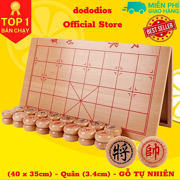 Mua tại MyKingdom: Cờ tướng gỗ tự nhiên 40x35 cm - Ngập tràn khuyến mãi