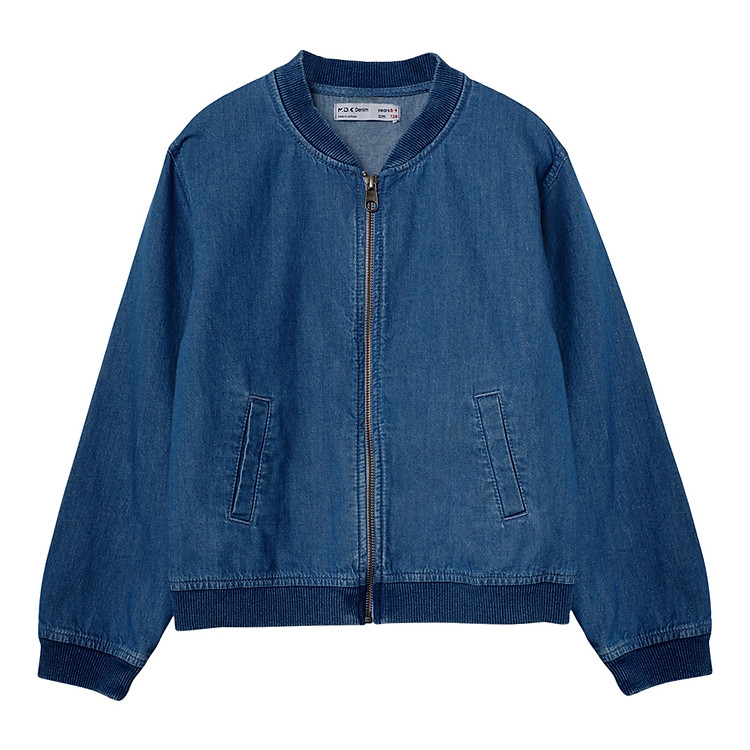 Áo Bé Gái Denim Bomber MDK - DGHOL18J8