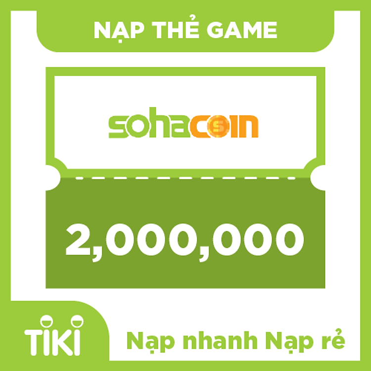 Mã thẻ game Sohacoin 2M