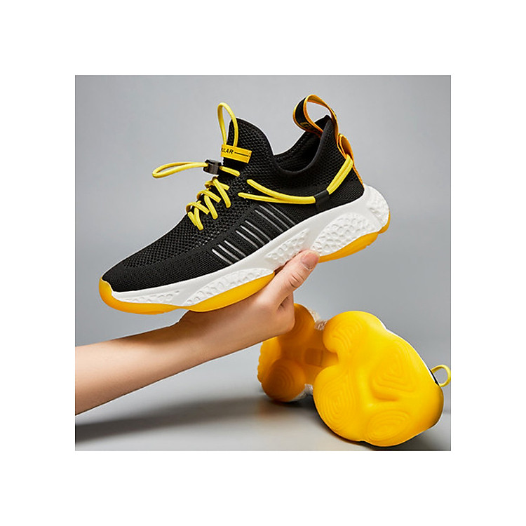 Giày thể thao nam phối màu vàng siêu đẹp, chất lượng