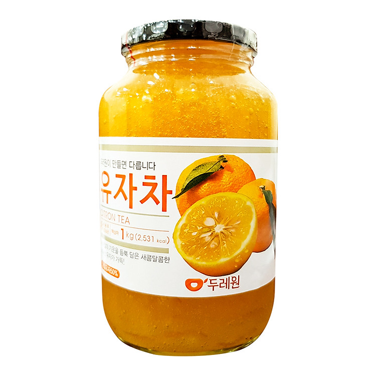 Trà Thanh Yên Mật Ong Hàn Quốc (1kg) Dooraewon Honey Citron Tea Nhập Khẩu Nhãn Mới