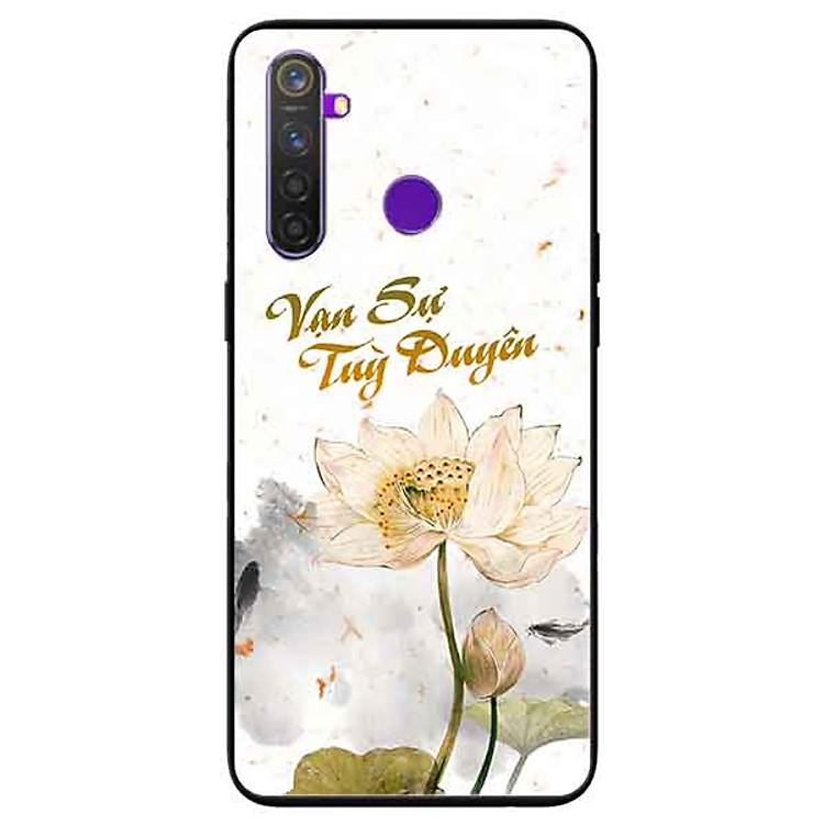 Ốp lưng in cho Realme 5 Mẫu Vạn Sự Tuỳ Duyên