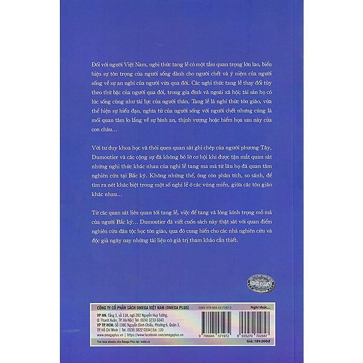 Nghi Thức Tang Lễ Của Người An Nam - Gustave Dumoutier - Vũ Lưu Xuân dịch - Ảnh 4