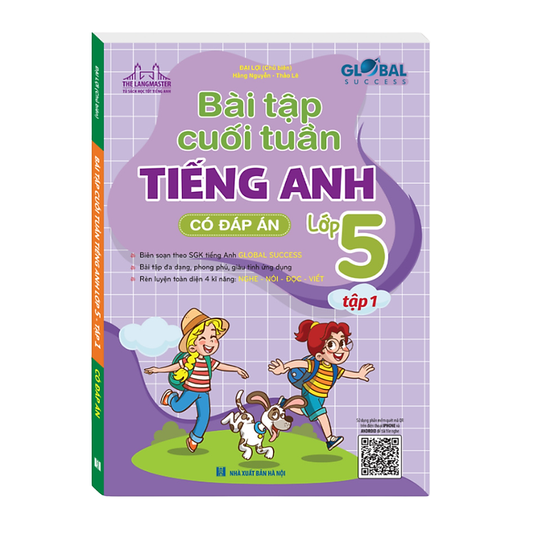 GLOBAL SUCCESS – Bài tập cuối tuần tiếng anh lớp 5 tập 1 (có đáp án)