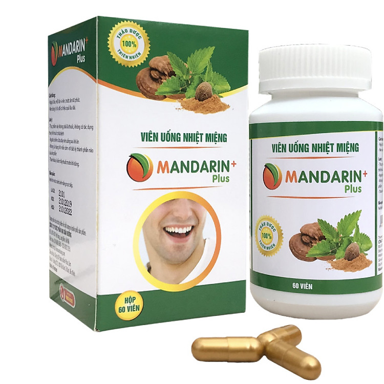 Viên uống nhiệt miệng Mandarin Plus (Giảm nhiệt miệng, lở miệng siêu tốc trong 24h)