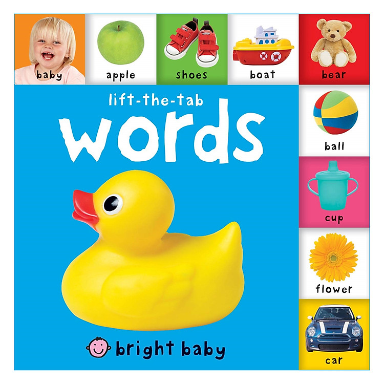 Sách Bright Baby: Words (Lift-the-tab) (Board book)