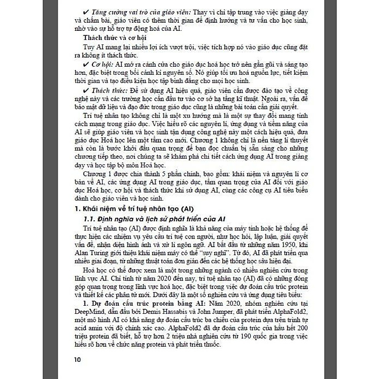 Ứng Dụng Trí Tuệ Nhân Tạo Trong Dạy Và Học Môn Hóa Học - Ảnh 7