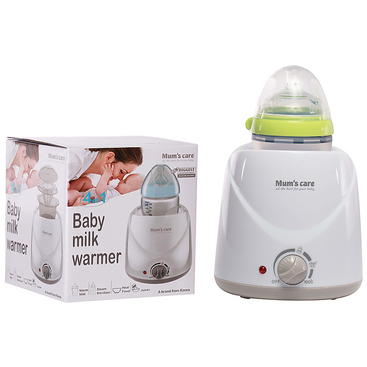 Máy hâm sữa và tiệt trùng bình sữa 4 chức năng Mum's Care