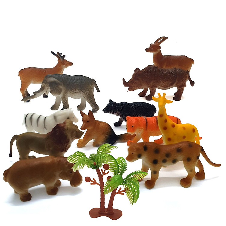 Bộ 12 thú rừng Safari an toàn cho trẻ Chính hãng Ưu đãi - Hình ảnh 4