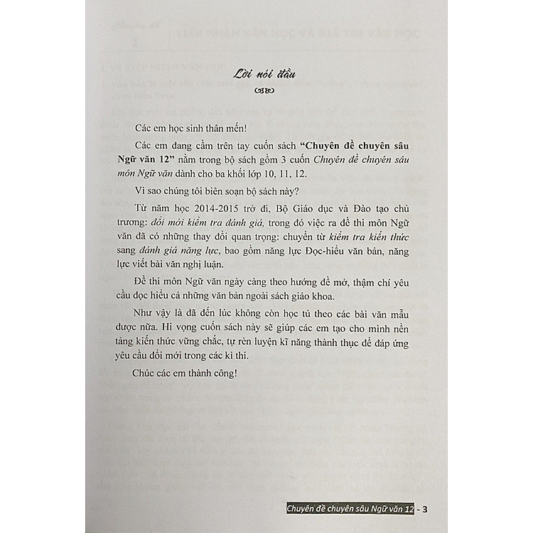 Chuyên đề chuyên sâu bồi dưỡng Ngữ văn 12 - Ôn thi THPT - Ảnh 2
