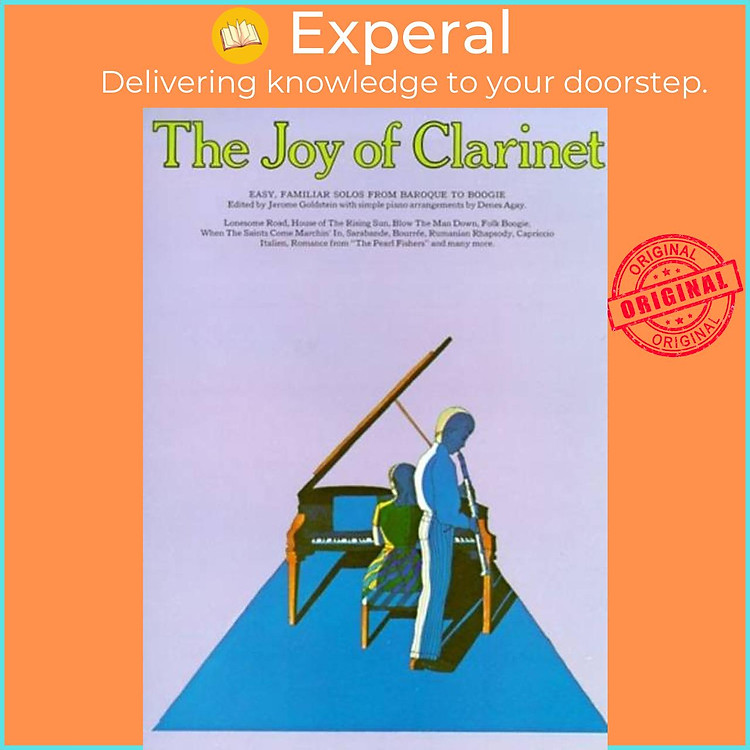 Sách - The Joy of Clarinet - Easy, Familiar Pieces from Baroque to Boogie by Jerome Goldstein (UK edition, paperback)