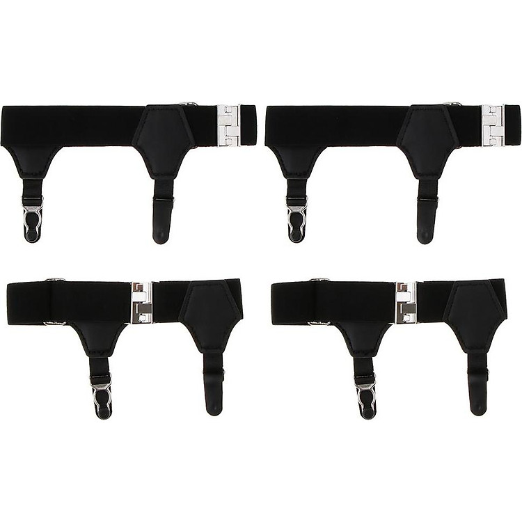 2 Đôi Nam Thun Dây rút tạo Tất Gothic Chân Dây Nịt Đùi Vòng Kẹp