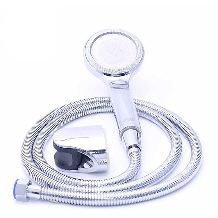 Bộ tay dây sen siêu tăng áp Eurolife EL-105SH (Trắng bạc)