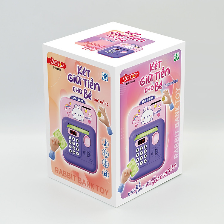 Mua tại MyKingdom: Đồ Chơi Két Giữ Tiền Thỏ Hồng DK81290 - Ngập tràn khuyến mãi