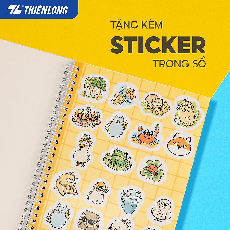 Sổ lò xo B5 Thiên Long MB-018 (màu ngẫu nhiên) - Ảnh 2