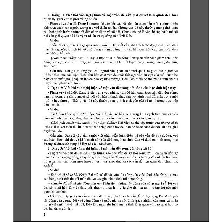 Các Dạng Nghị Luận Xã Hội Ngữ Văn 9 - Dành Cho Học Sinh Lớp 9 Vào Lớp 10 Theo Cấu Trúc Đề Thi Năm 2025 - Ảnh 4