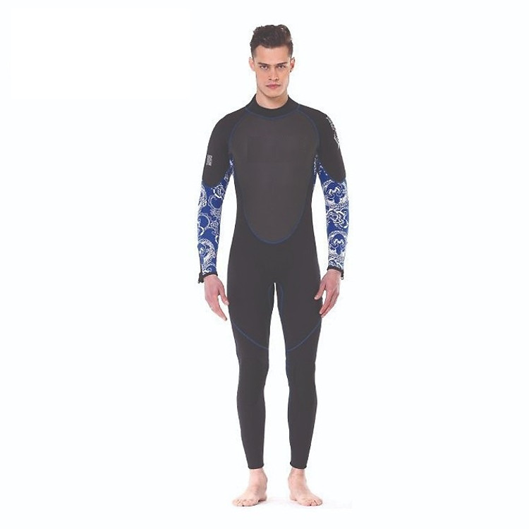 Bô Đồ Lặn Biển Giữ Ấm Dày 3mm Loại Water-Pro Hoa Văn