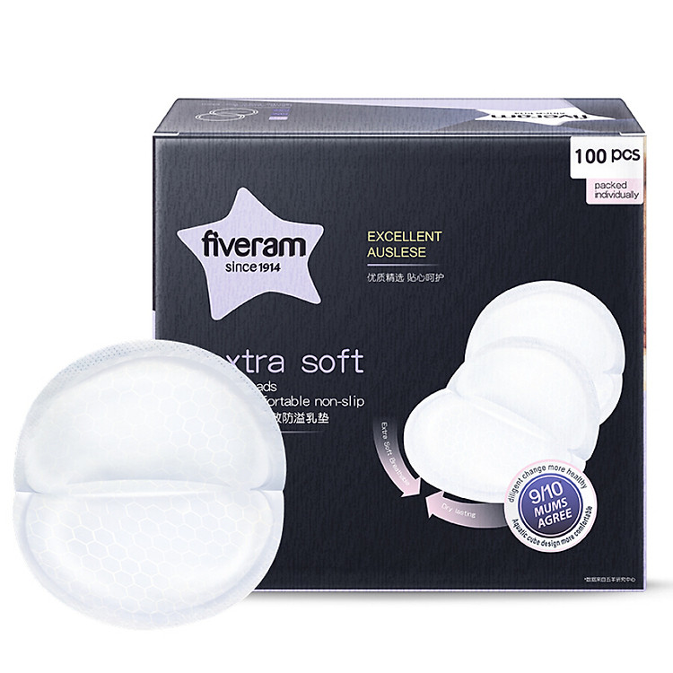 Miếng Lót Thấm Sữa FIVERAMS (100 Miếng)