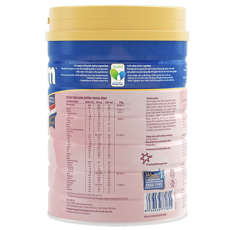 Sữa Bột Friso Mum Gold Hương Cam 900g Ưu đãi - Hình ảnh 4