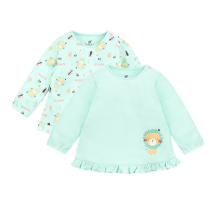 Set 2 áo bèo gấu bé gái Lullaby INT NH20-19
